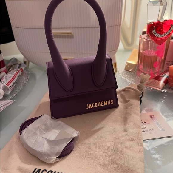 BRAND NEW Jacquemus Purple le Chiquito Bag - Picture 6 of 14
